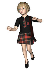 Image showing Schoolgirl