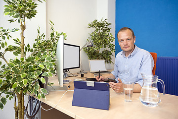 Image showing Paperless office