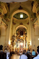 Image showing Hall in Catholic church