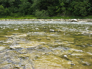 Image showing beautiful speed mountainous river