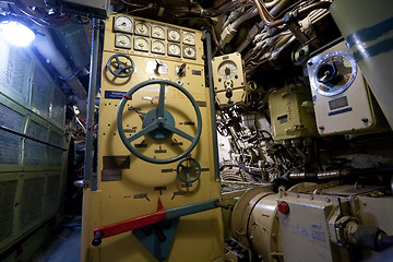 Image showing Russian submarine interior