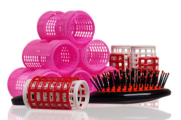 Image showing Hair rollers