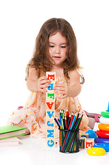 Image showing Happy little girl