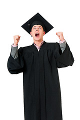 Image showing Graduating student man