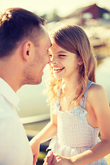 Image showing happy father and child girl having fun