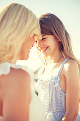 Image showing happy mother and child girl