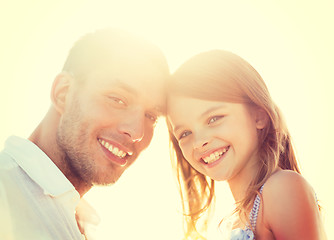 Image showing happy father and child girl having fun