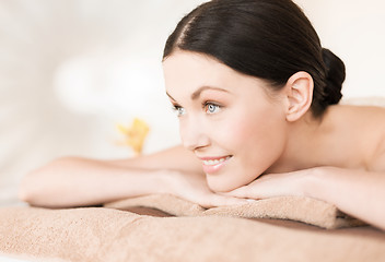 Image showing woman in spa