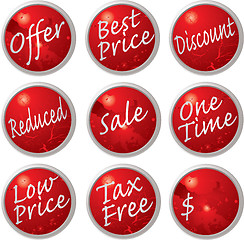 Image showing sale buttons