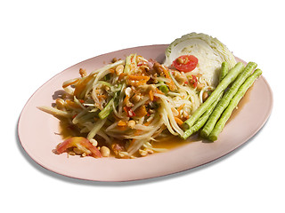 Image showing Som tam, papaya salad