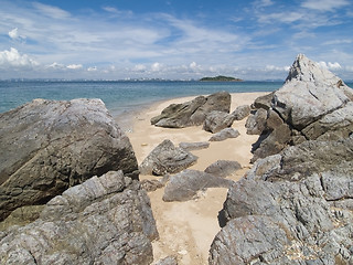 Image showing Stony beach