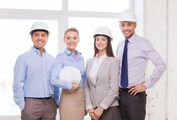 Image showing happy business team in office