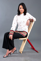 Image showing Indian Embroidered Women's Apparel