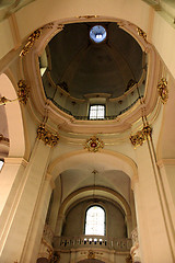 Image showing arch in the beautiful Catholic church