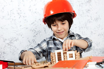 Image showing young builder