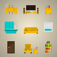 Image showing Icons for apartment