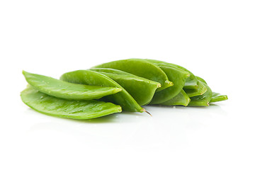 Image showing Fresh Flat Green Beans