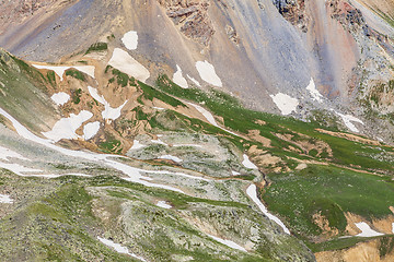 Image showing High Altitude Mountains Surface