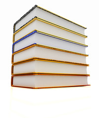 Image showing The stack of books