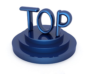Image showing Top icon on white background