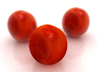 Image showing fresh peaches