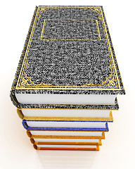 Image showing The stack of books