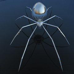 Image showing Chrome spider