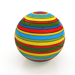 Image showing 3d colored ball