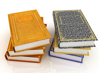 Image showing The stack of books