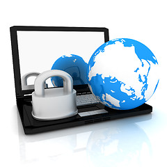 Image showing Internet security concept