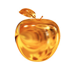 Image showing Gold apple