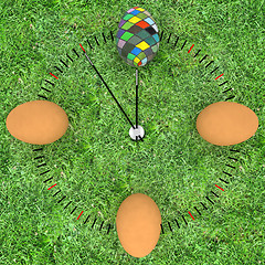 Image showing Easter time. The concept of start Easter