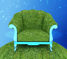 Image showing Herbal armchair