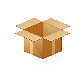 Image showing Cardboard box