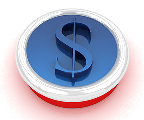 Image showing Dollar button