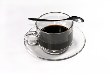 Image showing coffee cup with spoon