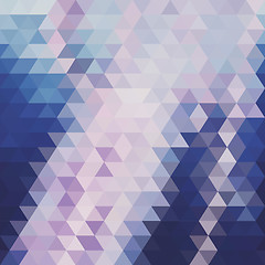 Image showing Retro pattern of geometric shapes
