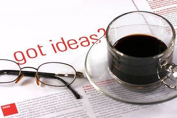 Image showing coffee with creative