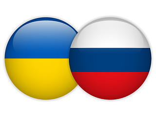 Image showing Ukraine and Russia conflict for Crimea Icon