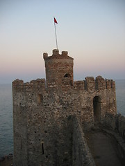 Image showing Tower at a fortress in Turkey