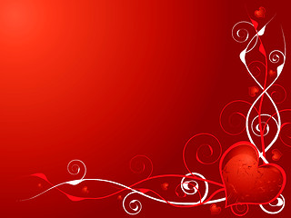 Image showing love heart invite