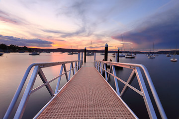 Image showing Sunset at Saratoga Australia