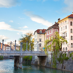 Image showing Medieval Ljubljana, capital of Slovenia, Europe.