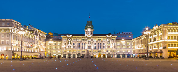 Image showing City Hall, Palazzo del Municipio, Trieste, Italy.