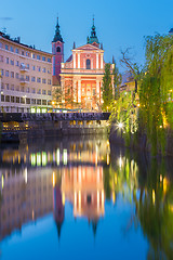 Image showing Romantic medieval Ljubljana, Slovenia, Europe.