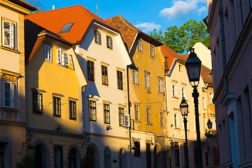 Image showing Old houses in Ljubljana, Slovenia, Europe.