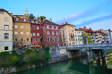 Image showing Medieval Ljubljana, capital of Slovenia, Europe.