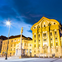 Image showing Ursuline Church, Ljubljana, Slovenia, Europe.