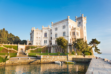 Image showing Miramare Castle, Trieste, Italy, Europe.