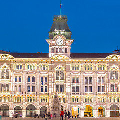 Image showing City Hall, Palazzo del Municipio, Trieste, Italy.